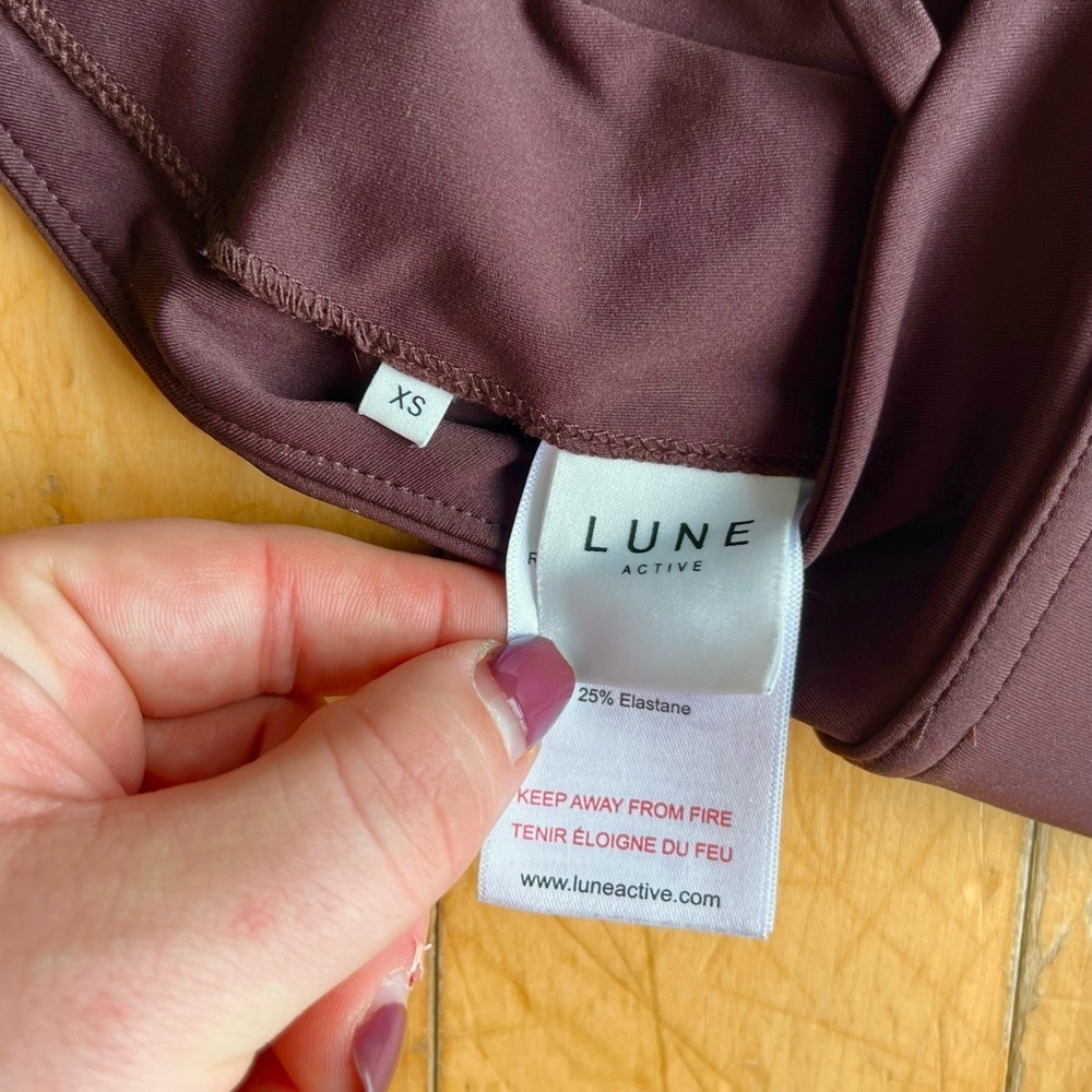 Lune Active Felice Purple Maroon Sport Bra Size XS - Picture 4 of 5
